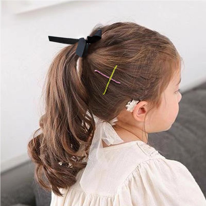 Rambut Palsu Ponytail Ekstensi Model Keriting Pendek Bahan Sintetis Tahan Panas Untuk Anak