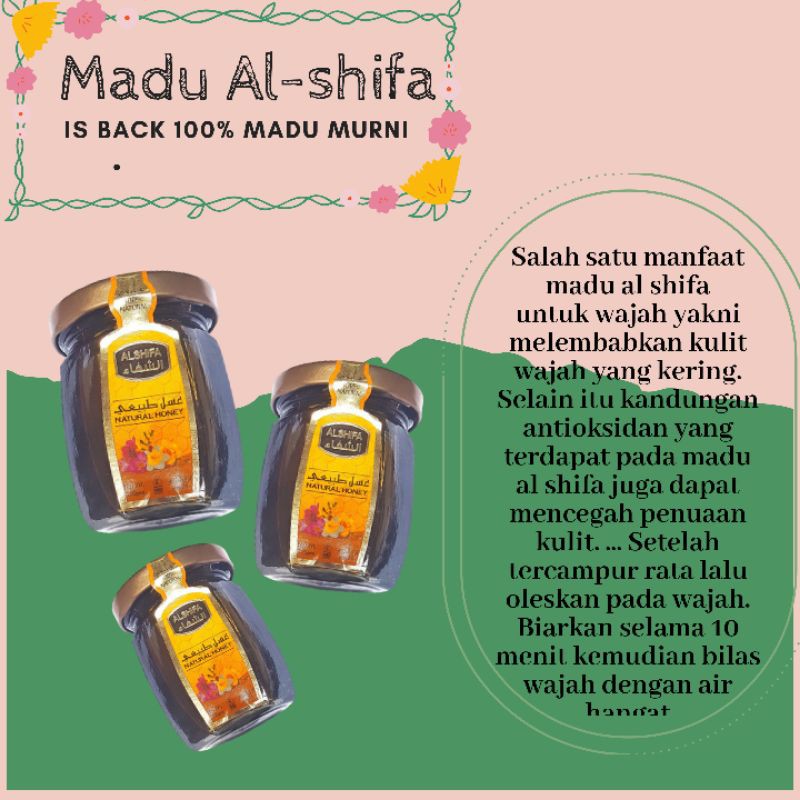 

Madu Al Shifa 125gr Asli