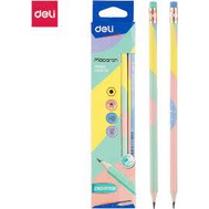

DELI Pencil Macaroon Pensil Macaroon HB Dengan Penghapus PVC Tidak Beracun EU54800
