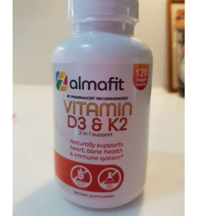 Jual NEW PRODUCT !! 8.8 ALMAFIT VITAMIN D3 & K2 5000 IU 2 IN 1 SUPPORT