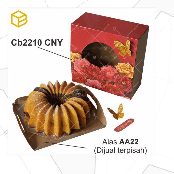 

Box Kue Cake Packaging Imlek Sincia Hampers Kemasan Kotak | CB2210 CNY ❤️W4L