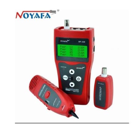 Wire tracker cable tester noyafa rj11 lan rj45 cat 5 6 bnc coaxial usb network 225Khz up 1km nf-308 nf308- wired fault locator tracer