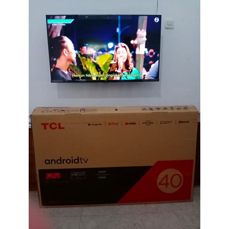 TV android TCL 40S65A / TV TCL android 40 inch / Free Ongkir Lubuklinggau