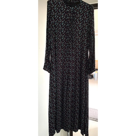 Gamis / Long Dress Muslim Wanita Bunga Florin (L)Preloved