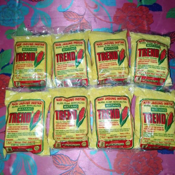

gr20111r Nasi Jagung Instan 150 Gram Merk Trend / Ampok / Gerit Sv012Ss
