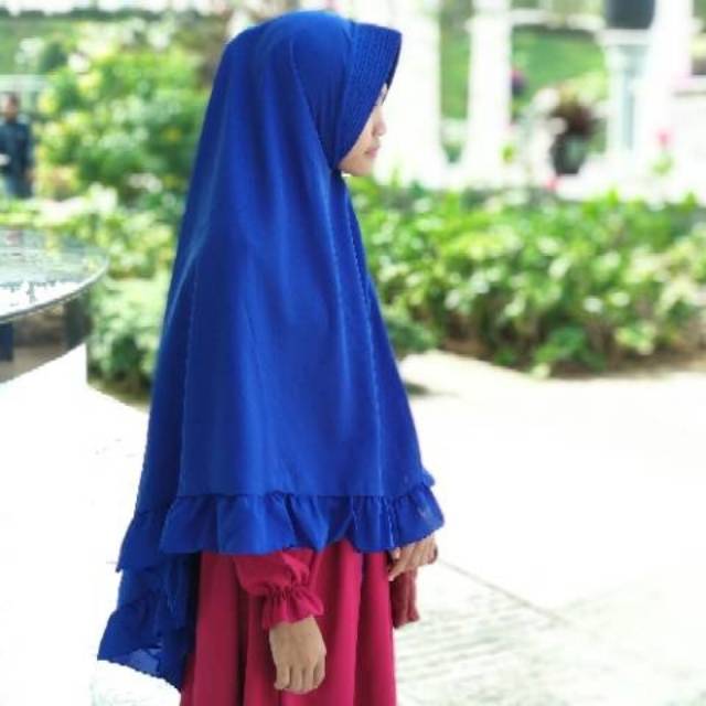 DISKON JILBAB instan KHIMAR PET JUMBO REMPEL ,JUMBO SYAR'I / INSTANT PET SYARI 85X115 LARISS