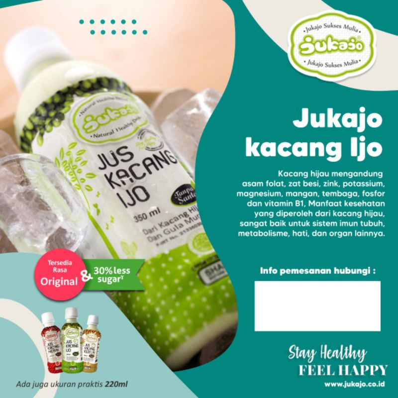 

jus kacang ijo | JUKAJO 350ml |original