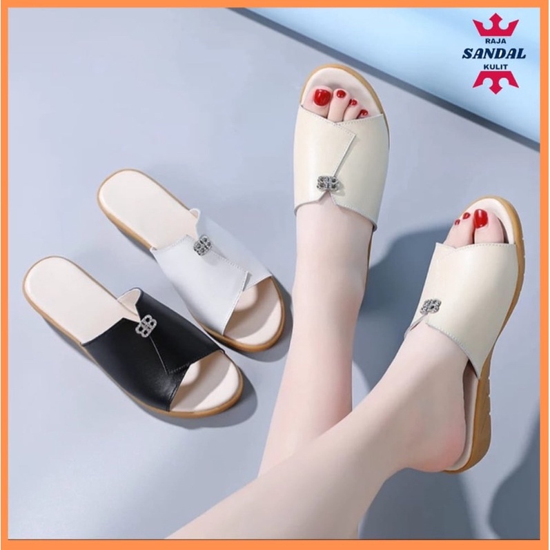 Sendal wanita kulit asli premium (BB-204)