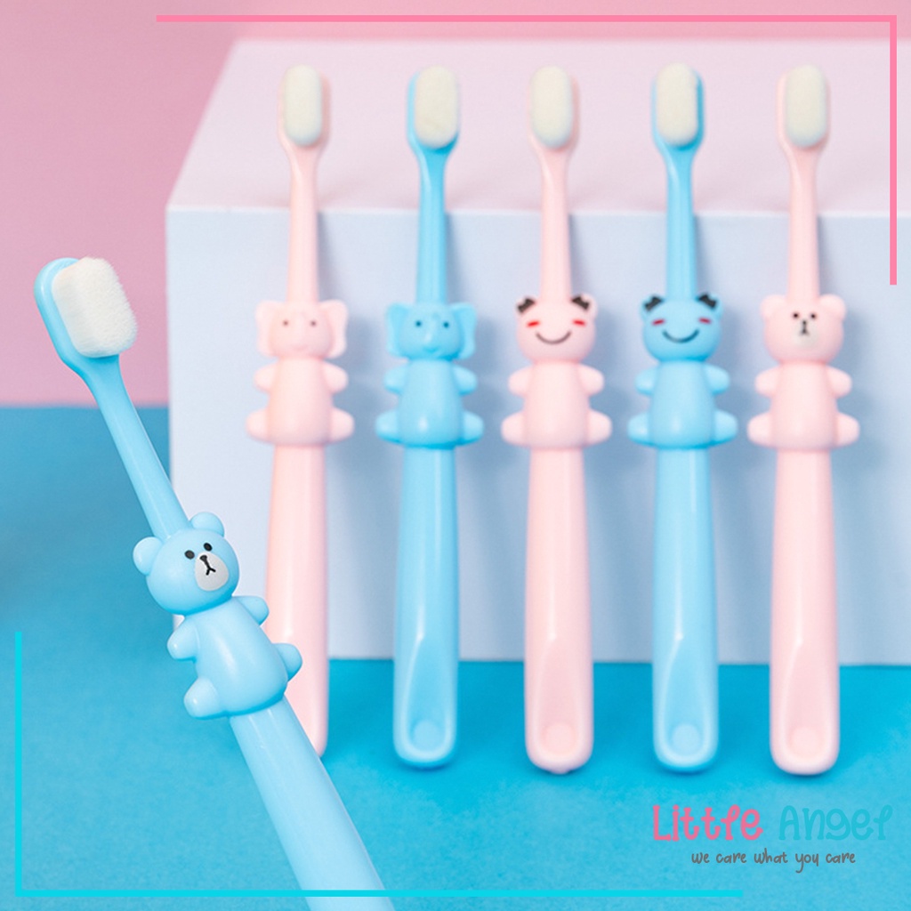 SIKAT GIGI BAYI ANAK SILIKON Baby Training Toothbrush Karakter Silicon Lembut Bulu Halus Kids Teether Gigitan