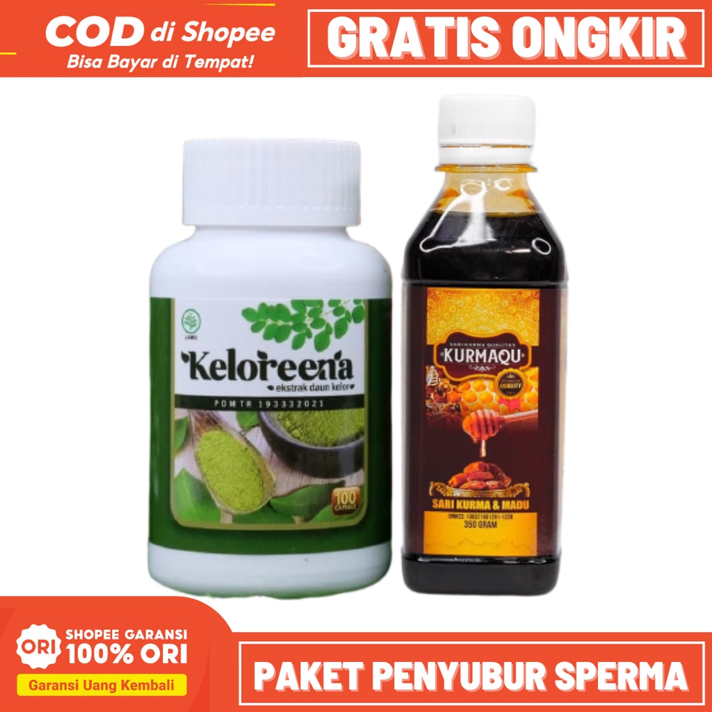 Keloreena Original Pengental Sperma, Obat Sperma Encer Buat Program Hamil, Suplemen Sperma, Penyubur Pria, Pengental Sperma pria, Penyubur Sperma, Penambah Sperma Pria, Pengental Sperma, Penambah Sperma-PAKET PENYUBUR SPERM