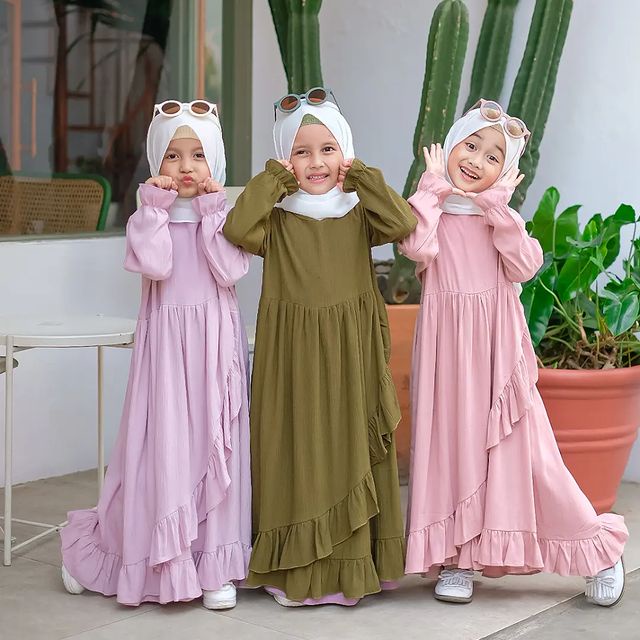 Gamis Anak Daily Gamis Anak Terbaru Gamis Anak Perempuan Modern 2022 Gamis Muslim Anak Perempuan 2022 FH26