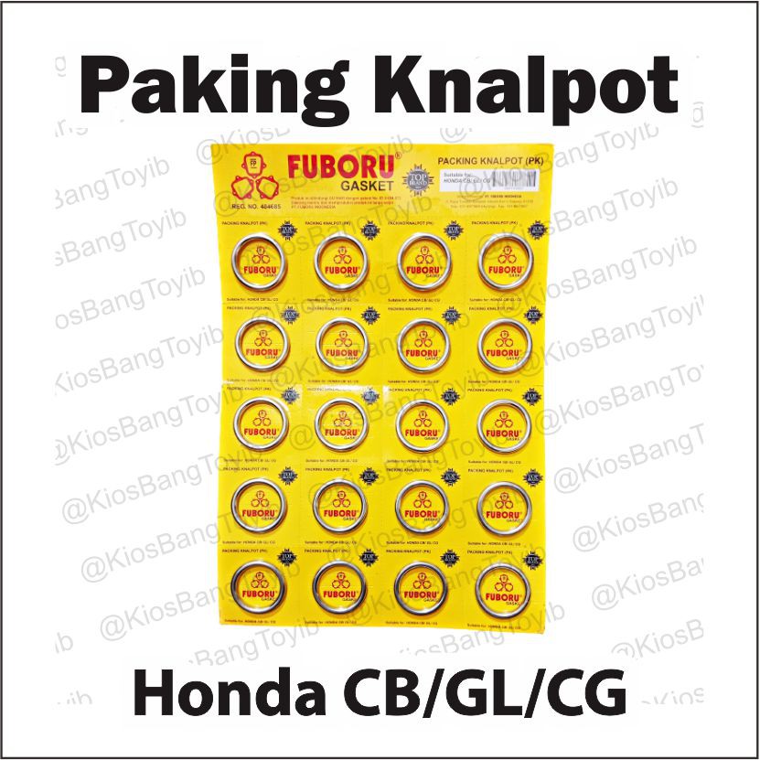 Packing Gasket Ring Knalpot/  Paking Knalpot Honda CB/ GL/ CG &quot;Fuboru&quot;