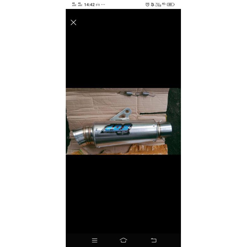 KNALPOT RACING SELINCER ONLY D50 MM BUAT MOTOR ALL CC