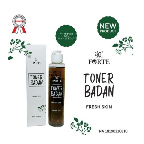 TONER BADAN COKLAT BY SYB FORTE ORIGINAL BPOM / TONER BADAN