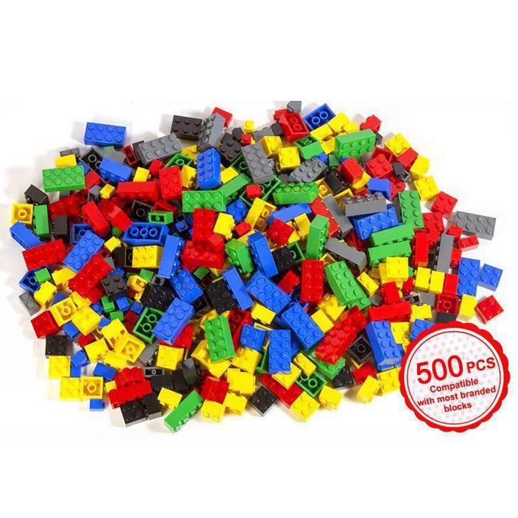 Mainan Anak Mainan Edukasi Mainan Balok Susun Isi 500pcs Building Block Balok Susun