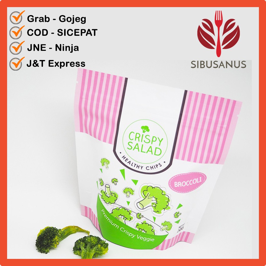 

Crispy Salad Broccoli Chips - Makanan Sehat - Crispy Salad - Broccoli Chips 20 g | Keripik Brokoli