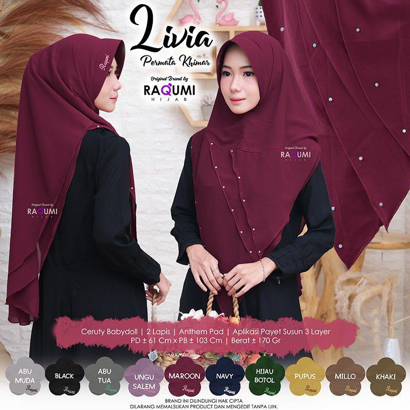 LIVIA BY RAQUMI HIJAB SOLO