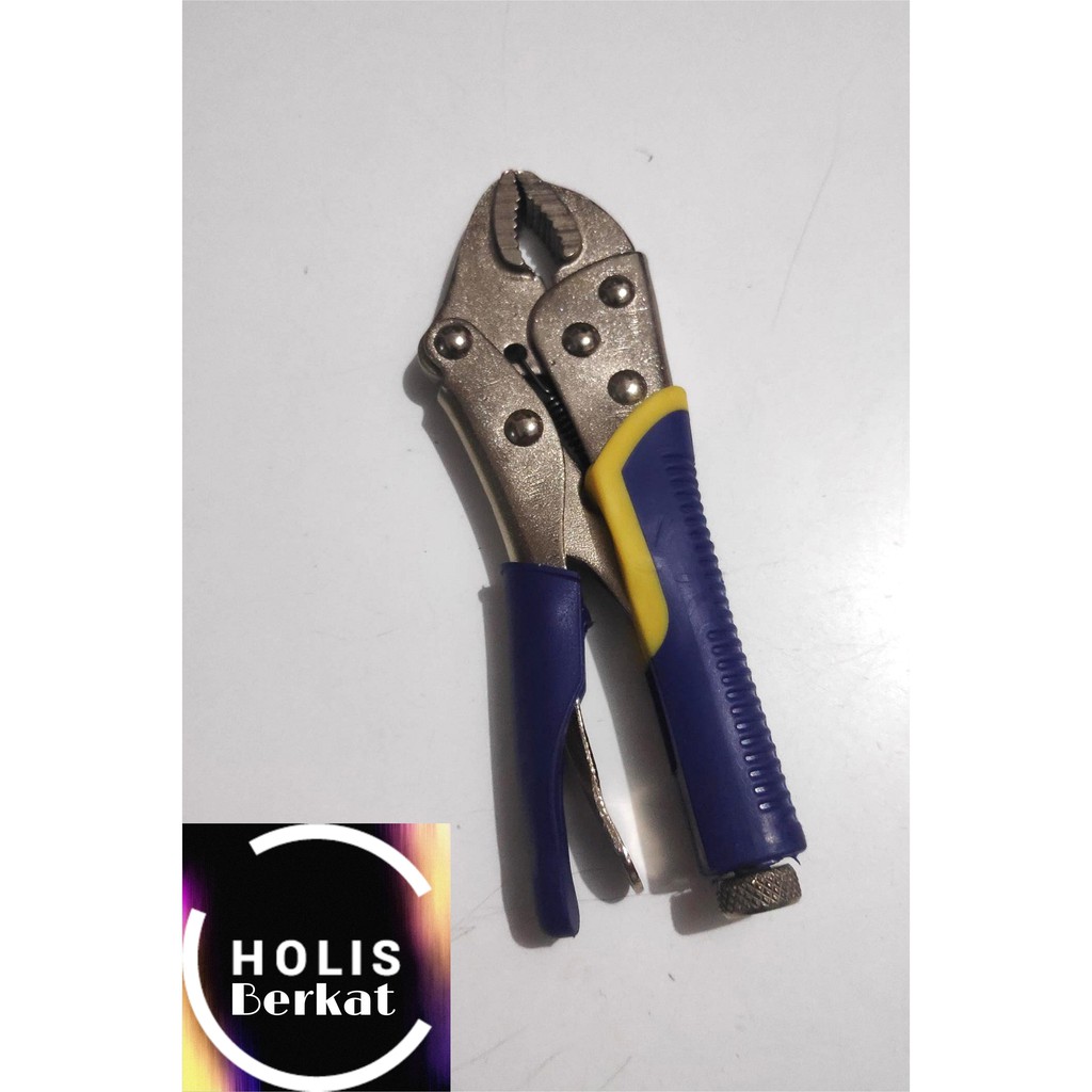 Tang Jepit Buaya Mini / Lock Locking Plier GG. Lapis Karet