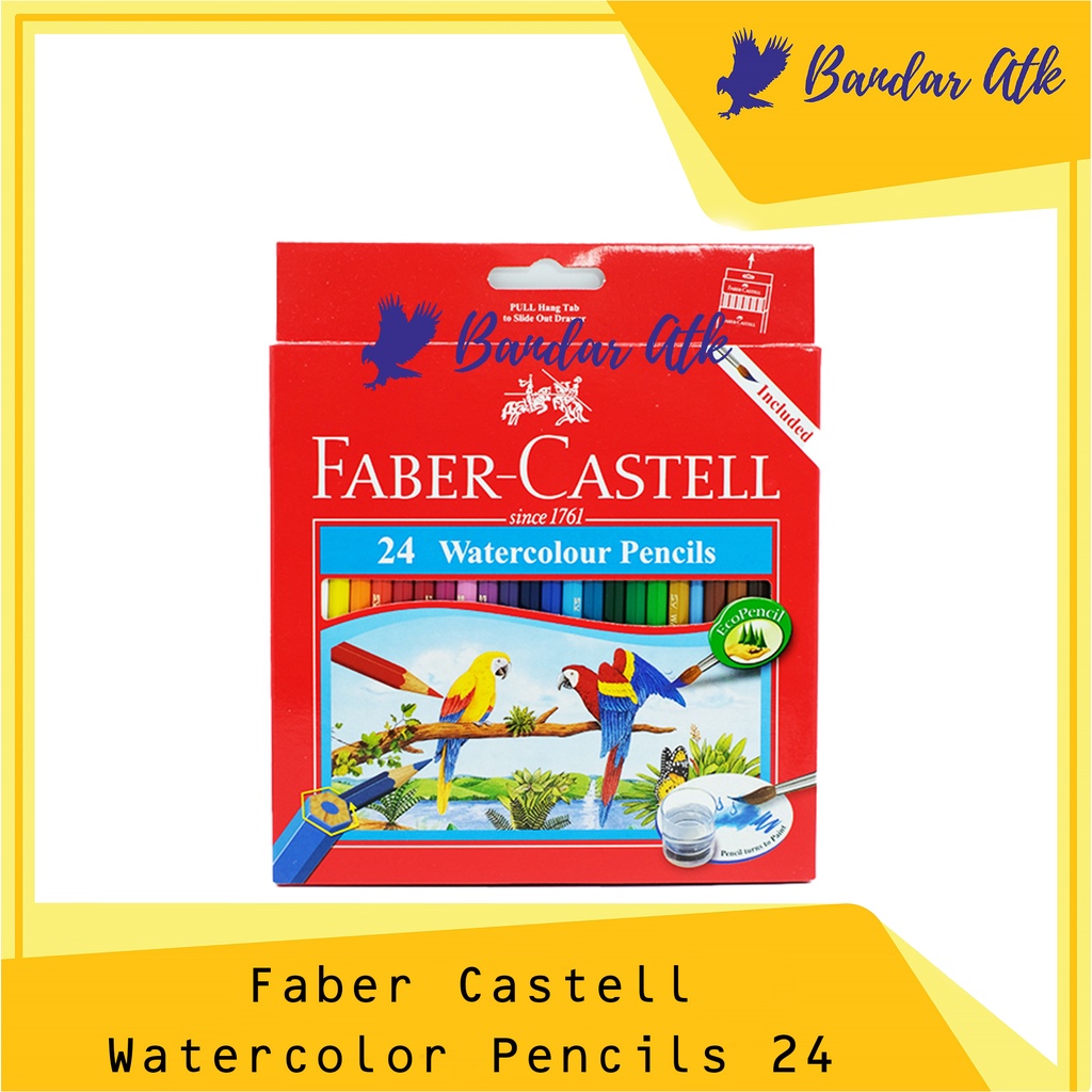 

Pensil Warna Faber Castell Watercolour 24 Pencils Color [1 SET]
