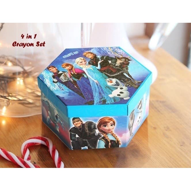 

Hemat Set Crayon 4 In 1 Isi 46Pcs Frozen Gilaa!!!