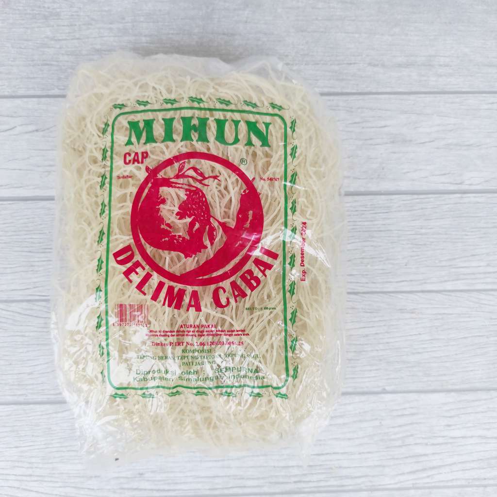 

Mihun Bihun Delima Cabai Sempurna Siantar 500g Vegetarian Vegan