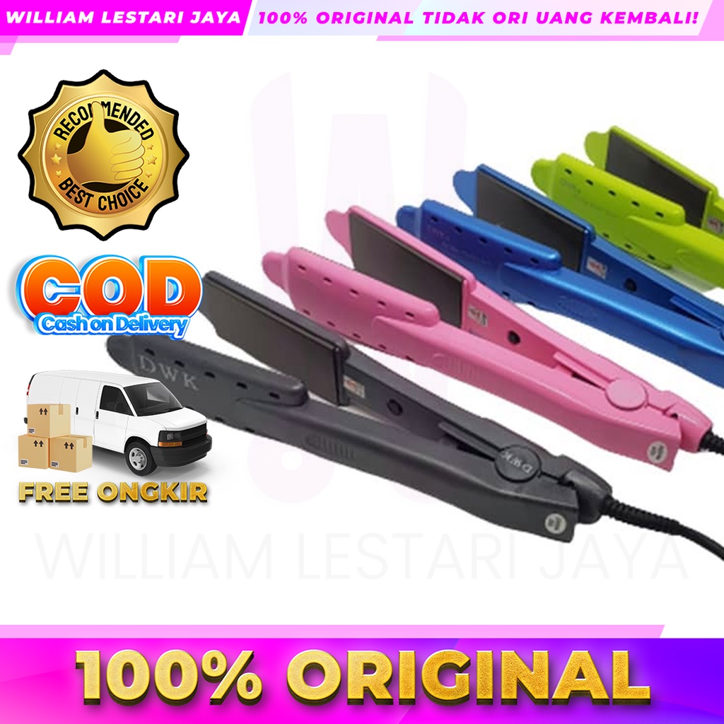 CATOKAN Rambut DWK 123 Professional Salon / Catok Meluruskan / Keriting Rambutf