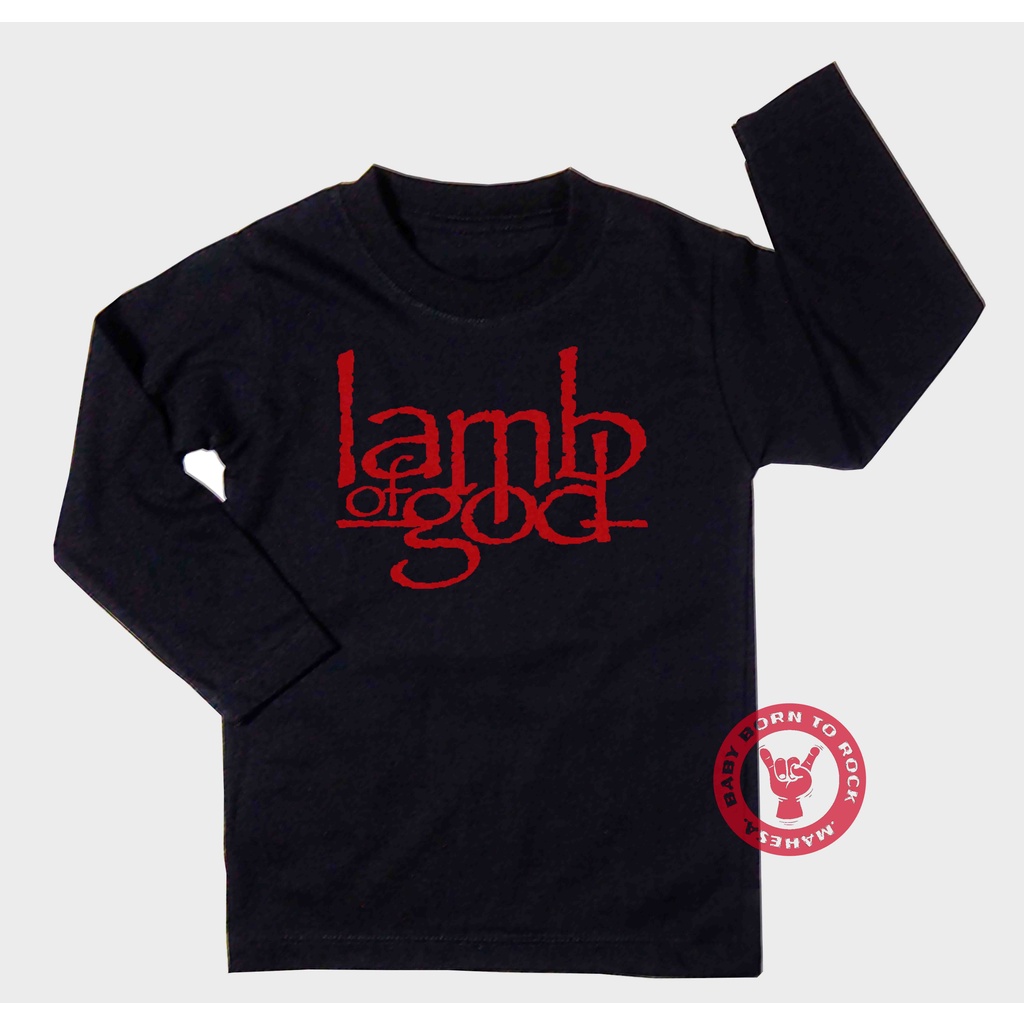 Kaos Band Anak  Lamb of God  Lengan Panjang