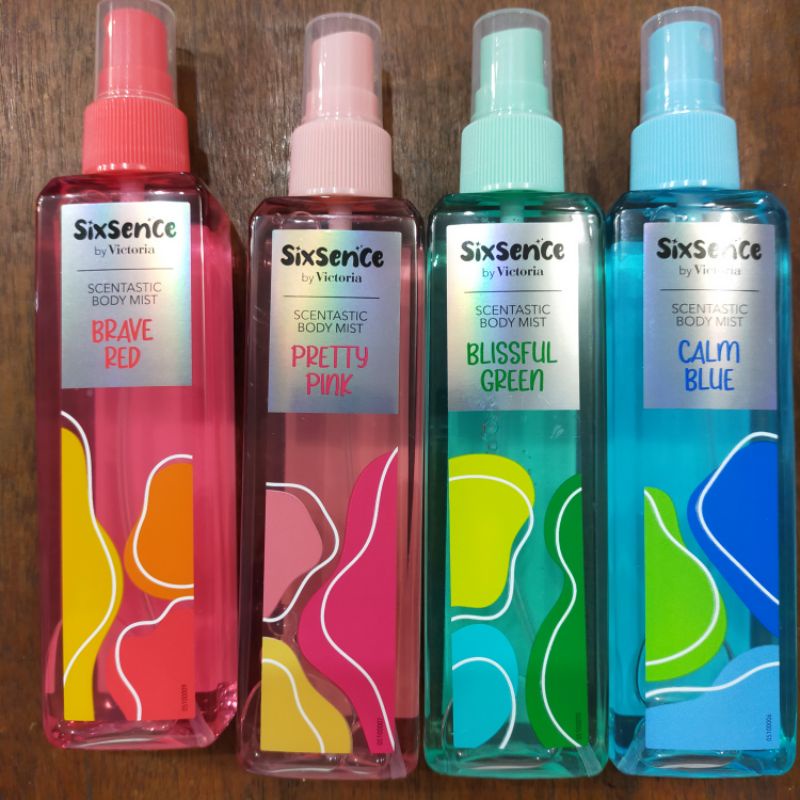 sixsence body mist 100ml kemasan baru