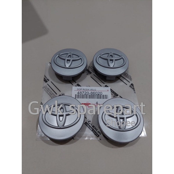 Tutup velg dop roda Toyota Harrier 6.2cm Ori