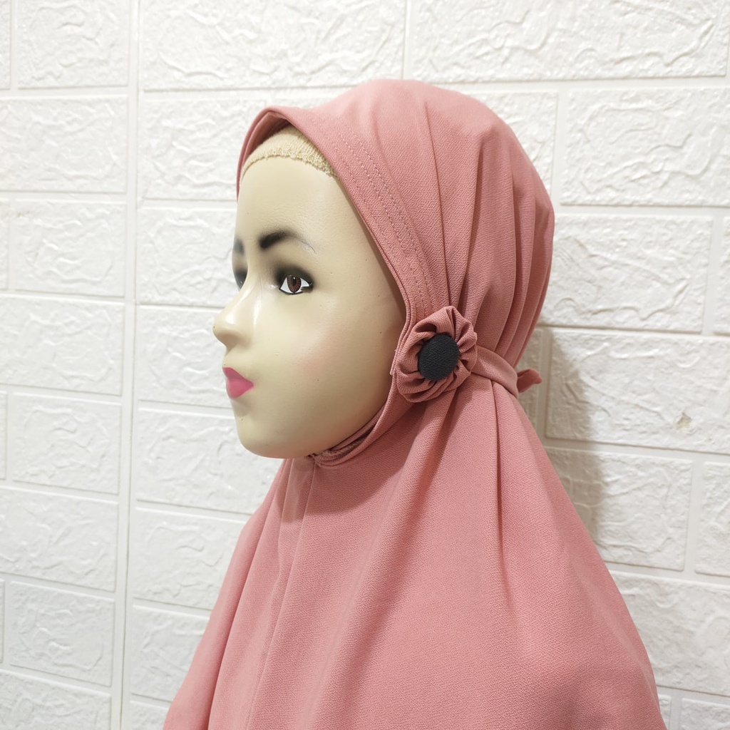 Kerudung Instan Anak Airin Kids Bunga Hijab Instan Tali Jersey Airis Jilbab Instan Anak Pasar Hijab