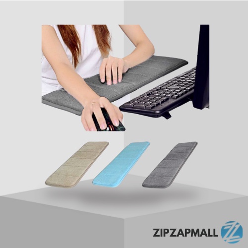 Bantalan Pergelangan Tangan Keyboard Pad Ultra Memory Foam / Pad Keyboard Gaming Bantalan Tangan Untuk Mengetik Cegah Cidera / Alas Pergelangan Tangan Empuk Lembut / Bantalan Keyboard Gaming Komputer Laptop/ Alas Bantalan Keyboard Foam High Quality Murah