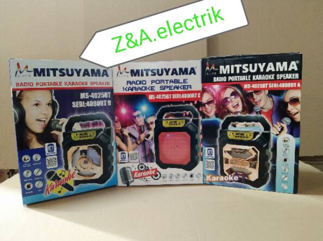 Speaker Radio Portable karaoke Seri : 4080BT A MITSUYAMA