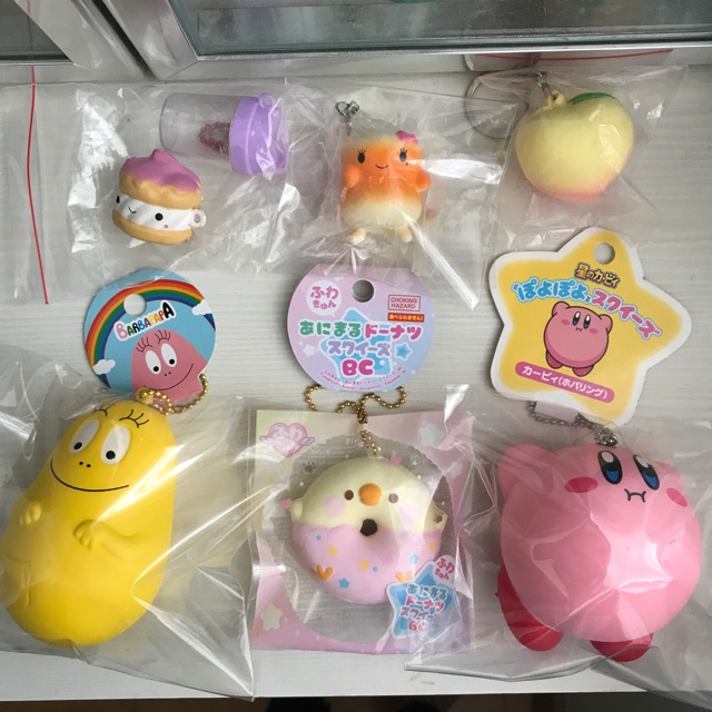 RARE SQUISHY FLASHSALE (barbapapa, ibloom chikuwa, dll)