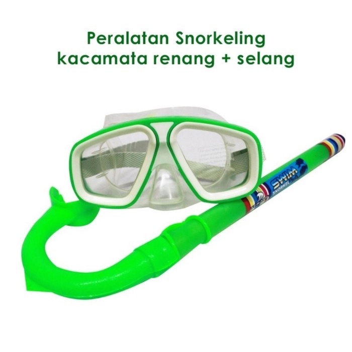 Kacamata Diving Anak Snorkling Kacamata Selam Snorkeling 6-12 Tahun 0763