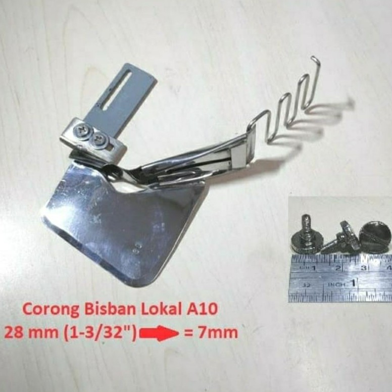 Corong Bis Mesin Jahit lokal - Corong Jahit A10 Lokal / Bis Binder - 20mm=5mm