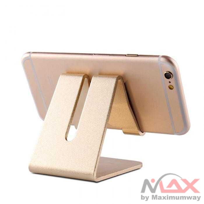 Holder Stand HP meja TaffSTUDIO Aluminium Mobile Mate Smartphone Tablet Stand Holder Aluminium - S2 2021 Phone Holder Stand Mobile Smartphone Support Tablet Stand For IPhone Desk Cell Phone Holder Stand Portable Mobile Holder