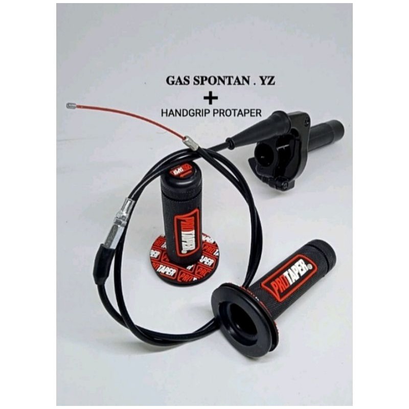 GAS SPONTAN YZ PLUS HANDGRIP PROTAPER UNIVERSAL MOTOR BEBEK VEGA R JUPITER Z MX OLD KHARISMA