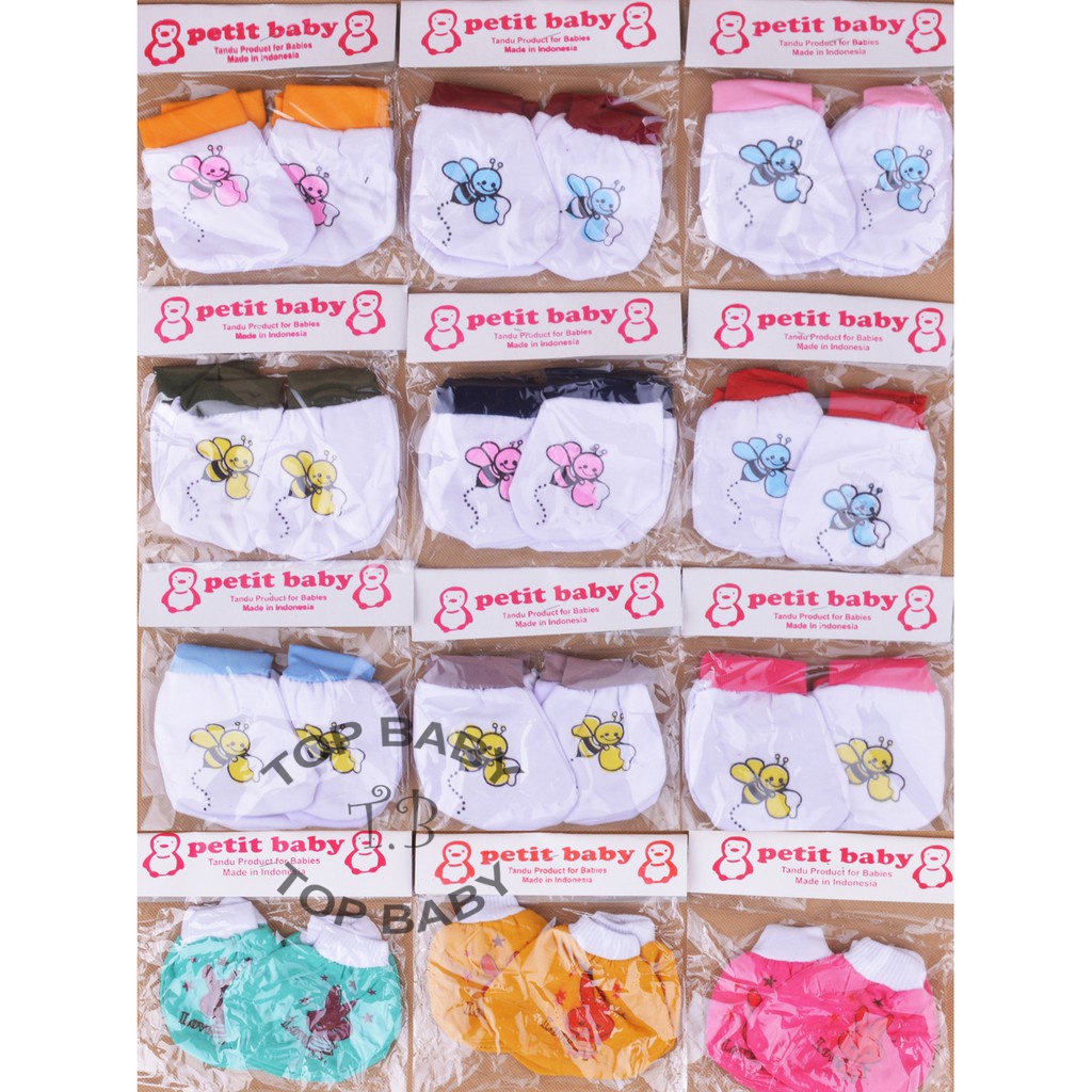 Sarung Tangan Dan Kaos Kaki Bayi 1 Set Petit Baby - 4592
