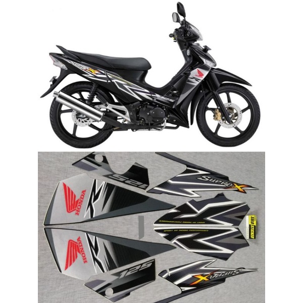 STIKER STRIPING SUPRA X 125 2012