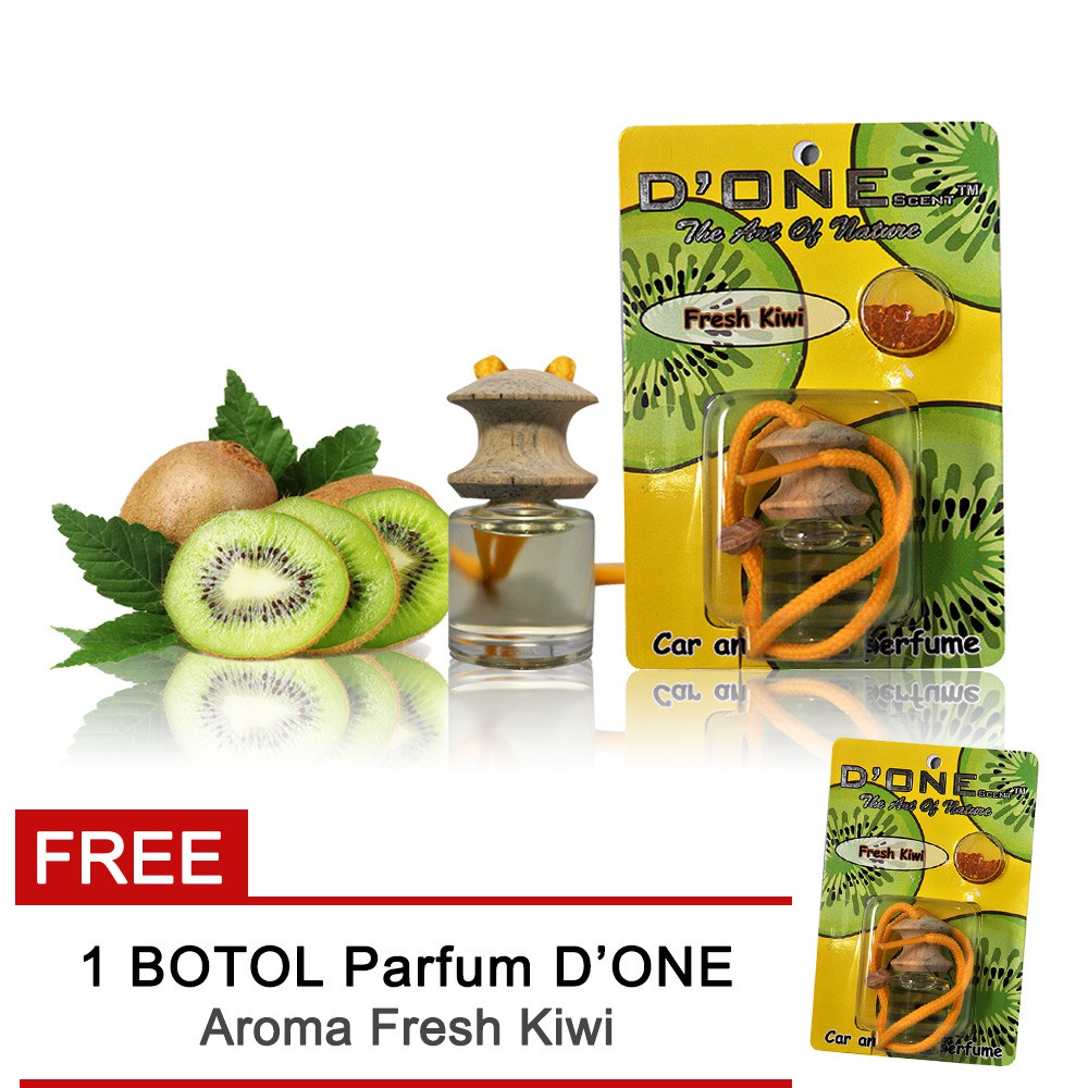 BUY 1 GET 1 FREE D'One Parfum Mobil / Parfum Gantung Unik Aroma Fresh Kiwi + Get 1 Free