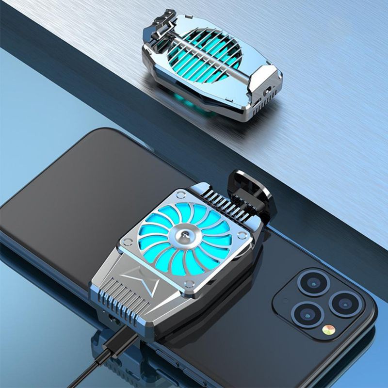 Pendingin HP Smartphone Cooling Fan Radiator Heat Sink H-15 RondaFul  Kipas Pendingin Hp  Cooler Hp