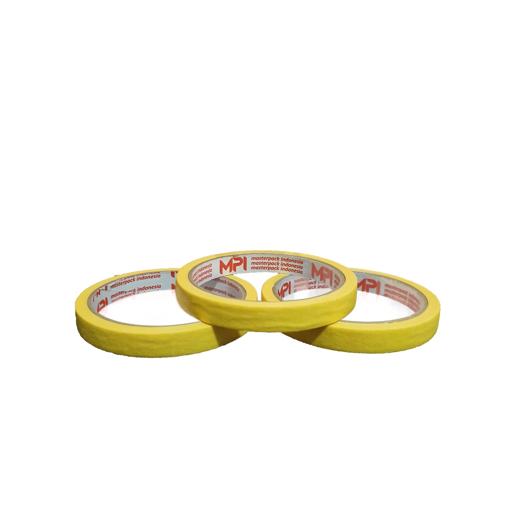 MASKING TAPE 12 MM - LAKBAN KERTAS 12 MM MASTER PACK INDONESIA