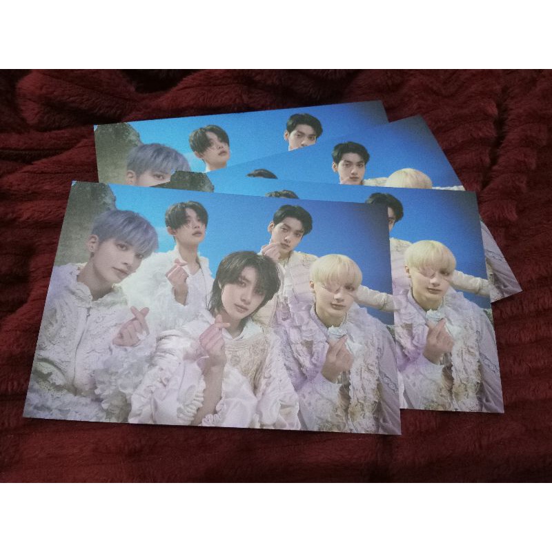 booked postcard + 2 signed receipt lucky draw Freeze TXT