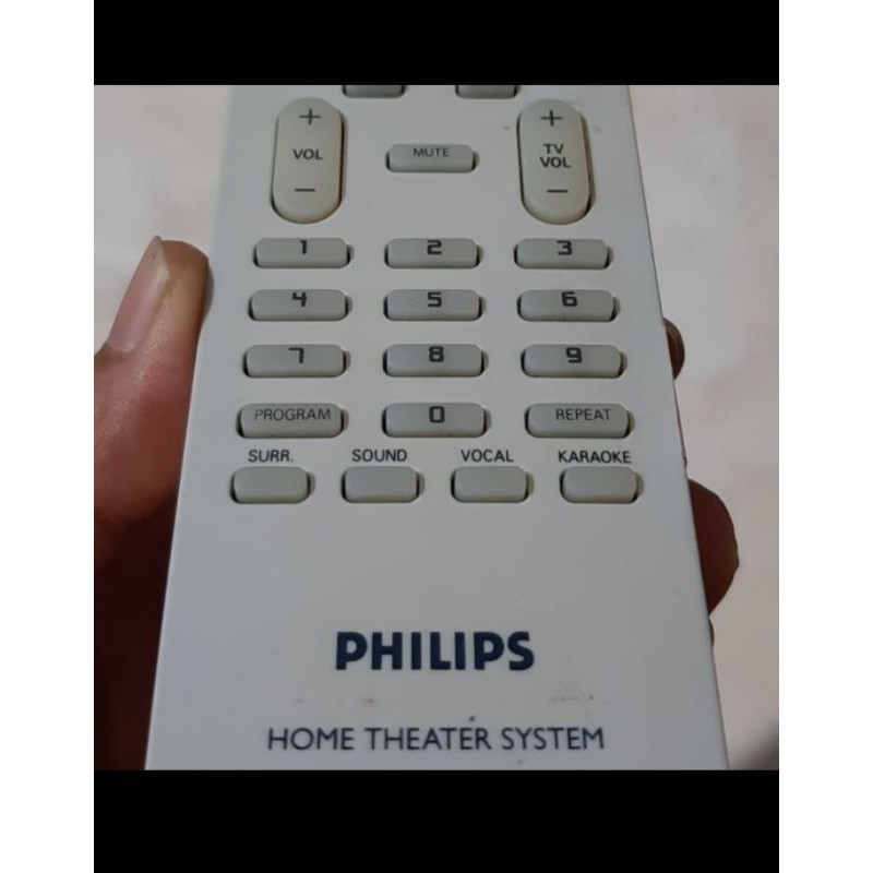 REMOTE REMOT DVD HOME TEATER PHILIPS ORIGINAL ASLI HITAM