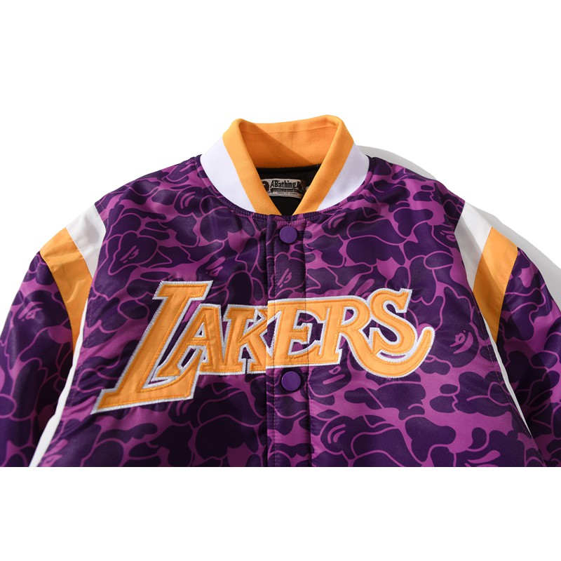 lakers bape jacket