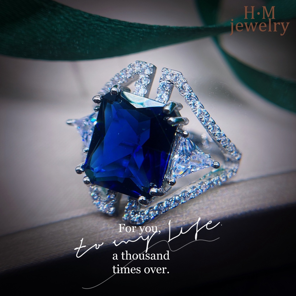 Cincin Berlian Sapphire