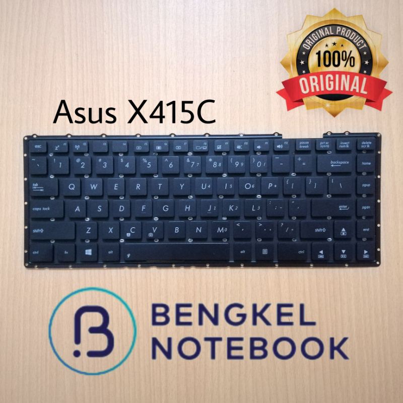 Keyboard Asus X415C X451C X455L A45A A456U X453SA X453MA Black Kabel Pendek Model Enter Lurus