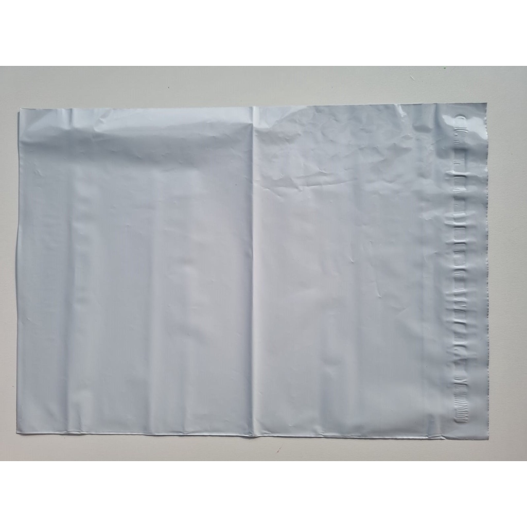

RB POLYMAILER 100PCS 28x42CM PUTIH PREMIUM GLOSSY PLASTIK POLYMAILER WHITE
