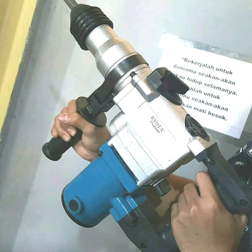 Jack Hammer Drill merk RYOTA 32mm Mesin Bor Bobok Penjebol Tembok Dan Aspal