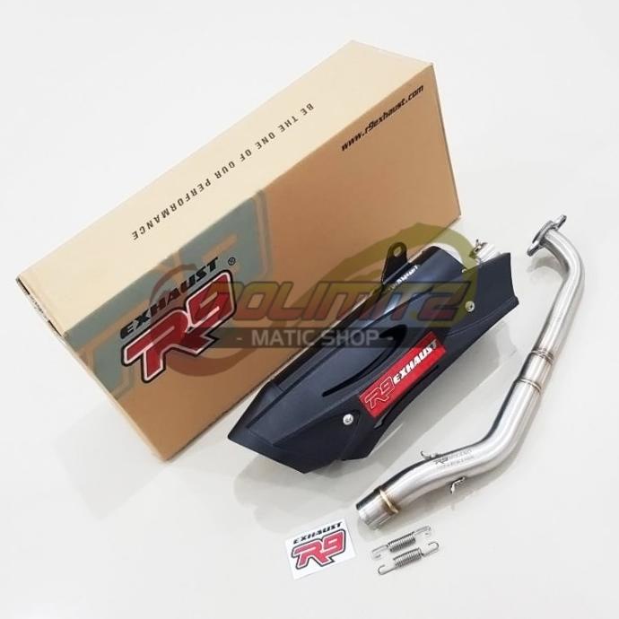 Knalpot Racing Full System R9 Misano Yamaha NMAX Aerox 155 2020